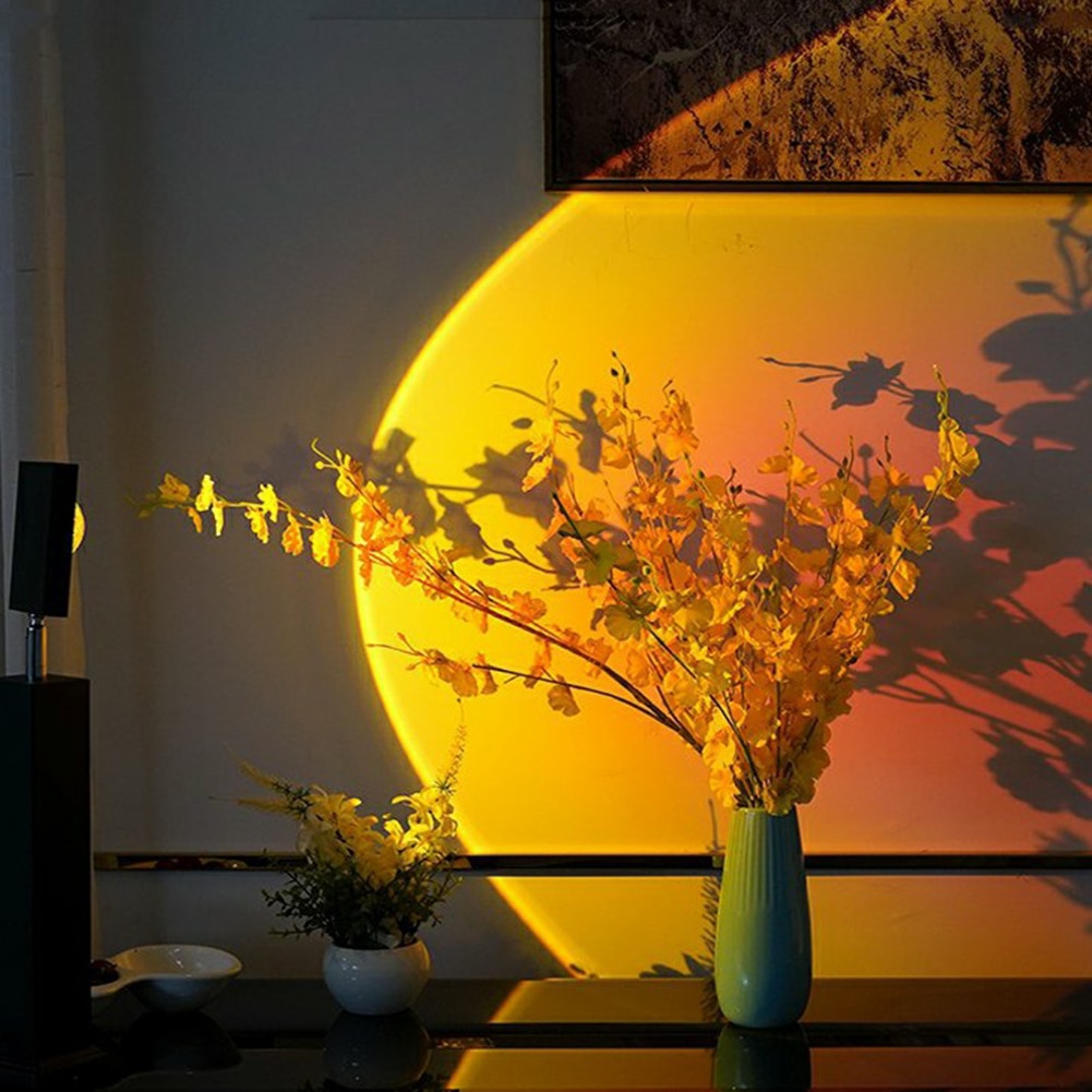 Sunset Projection Night Lights Atmosphere LED Night Lamp Floor Lamp