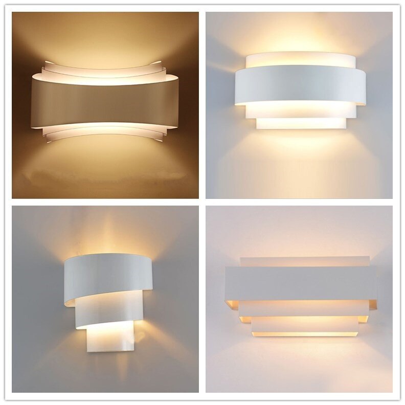 Modern Wall Lamp Led Mirror Sconce for Home Lighting Decoration Luminaire Bedroom Bedside lamp Indoor Stair Wall Lights Fixtures