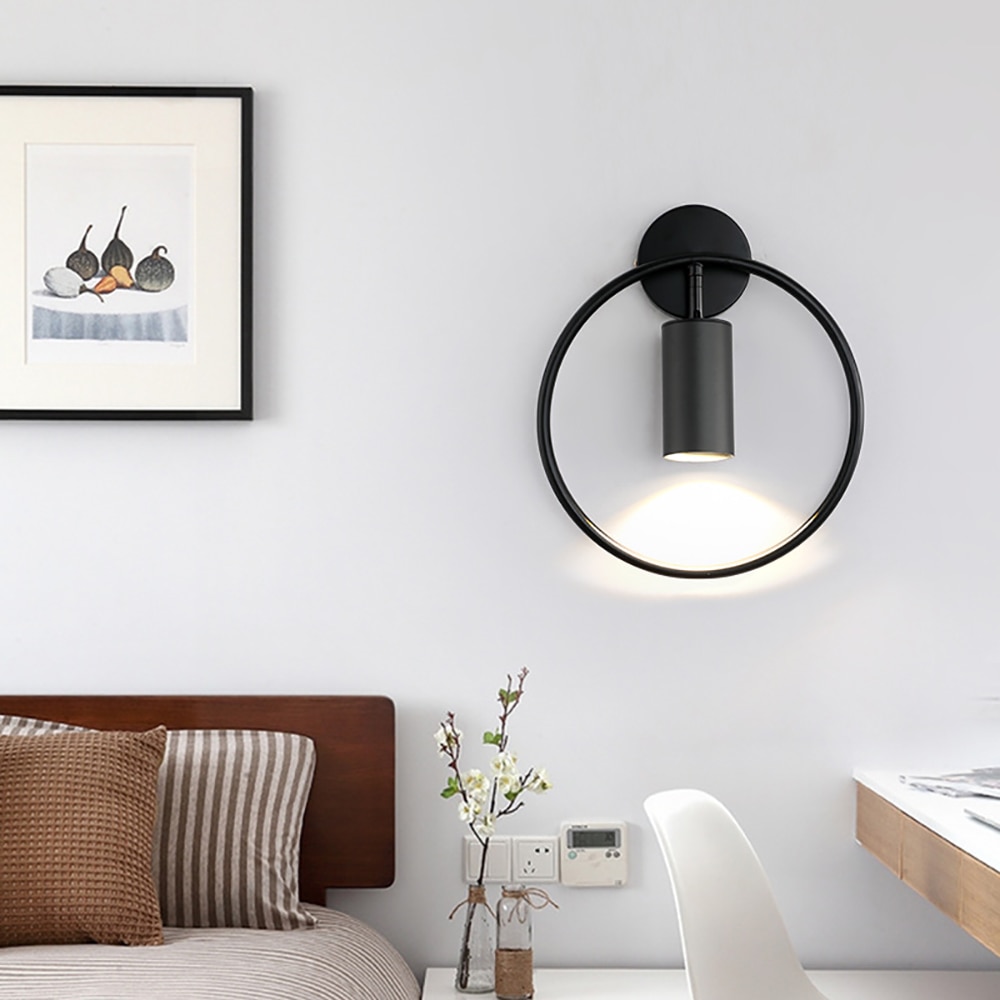 Post Modern LED Luxury Wall Lamp 5W GU10 AC95-260V Ling Room Bedroom Bedside Wall Fixtures Lighting Indoor