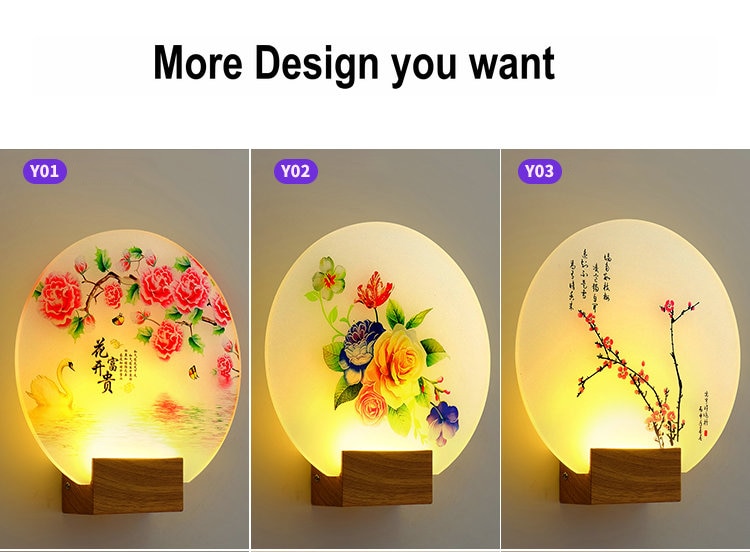 Artpad 8W Modern Romantic Loveliness Classic Picture Wall Lamp Bedside Bedroom Stair Corridor Porch Led Nordic Home Wall Light