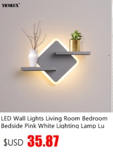 LED Wall Lamp For Bathroom Bedroom Wall Sconce White Indoor Lighting Lamp AC100-265V LED Wall Light Indoor Lighting