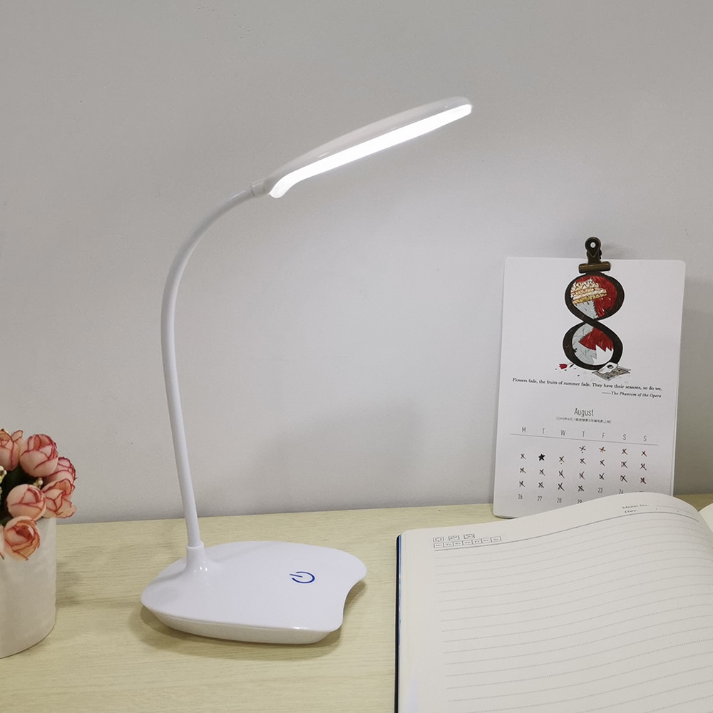 Table Lamp Rechargeable Desk Lamp Study Lamp Touch Switch Modern Table Lamp Flexible For Student Reading Study Desk Light