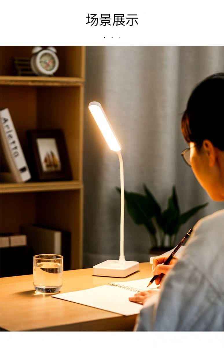Desk Lamp Touch Table Lamps For Living Room Gooseneck Desktop Foldable Dimmable Eye Protection Study Lamp Led Light  ZZD0008