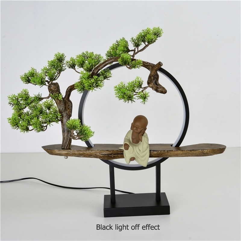 OUFULA Table Lamp Desk Resin Modern Contemporary Office Creative Decoration Bed LED Lamp for Foyer Living Room Bed Room