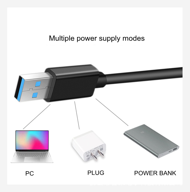 New LED Folding Metal Desk Lamp Clip on Light Clamp Long Arm Dimming Table Lamp 3 Colors For Living Room Reading Office Computer