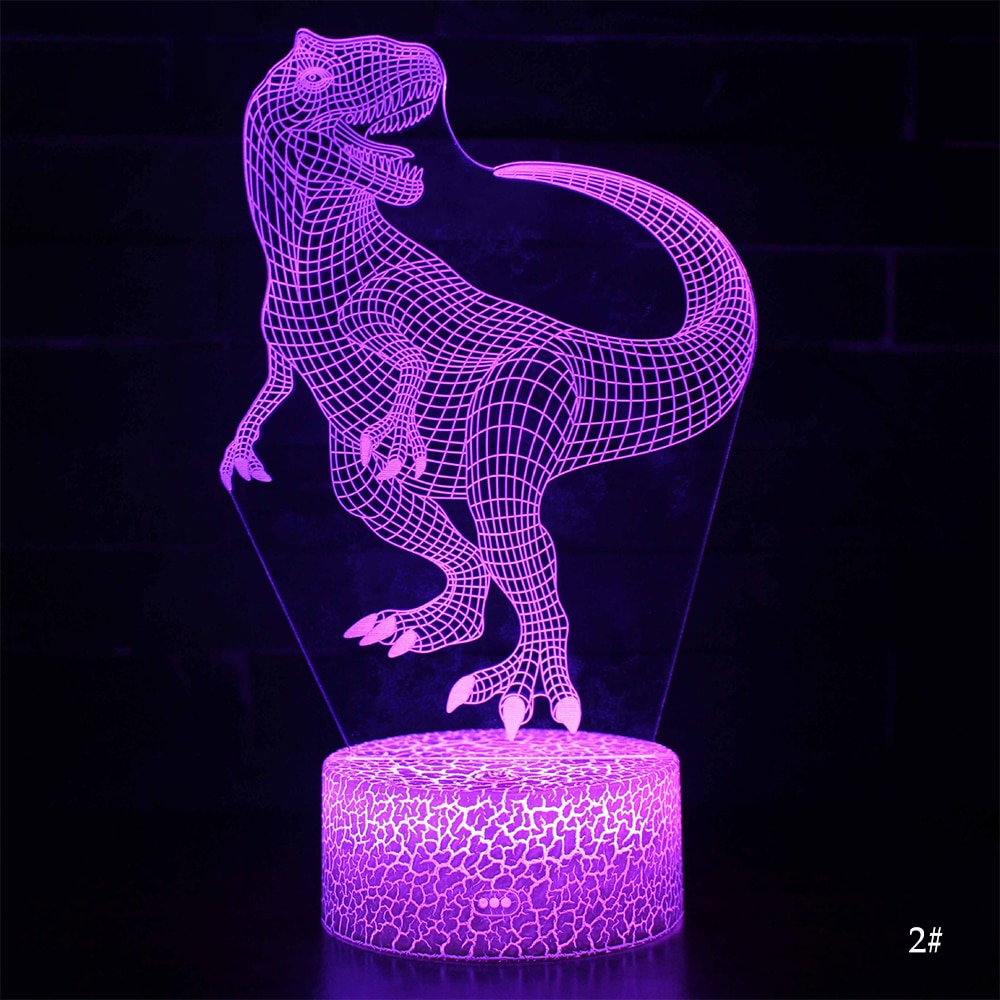 Desktop Bedside 3D LED Night Light Dinosaur series Gift Desktop Decoration Remote & Touch Control  Kids LED Table Desk Lamp  D30