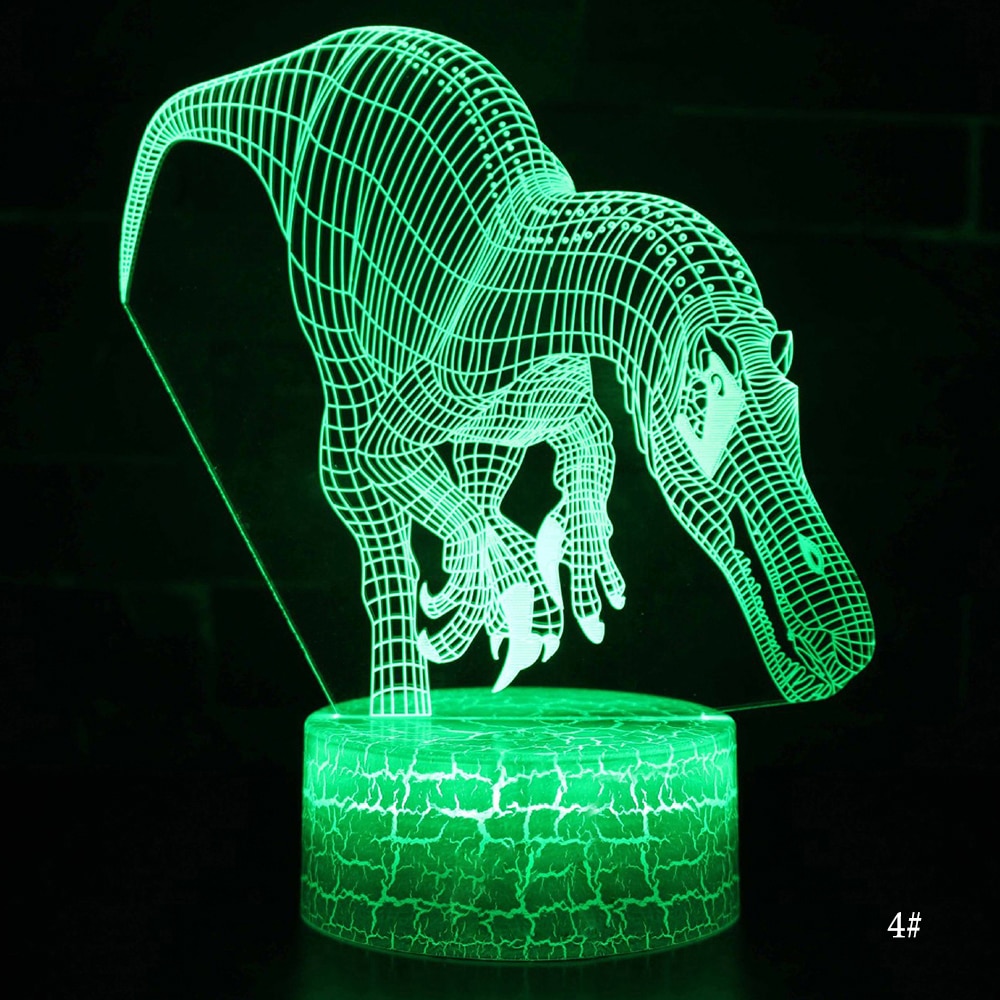 Desktop Bedside 3D LED Night Light Dinosaur series Gift Desktop Decoration Remote & Touch Control  Kids LED Table Desk Lamp  D30