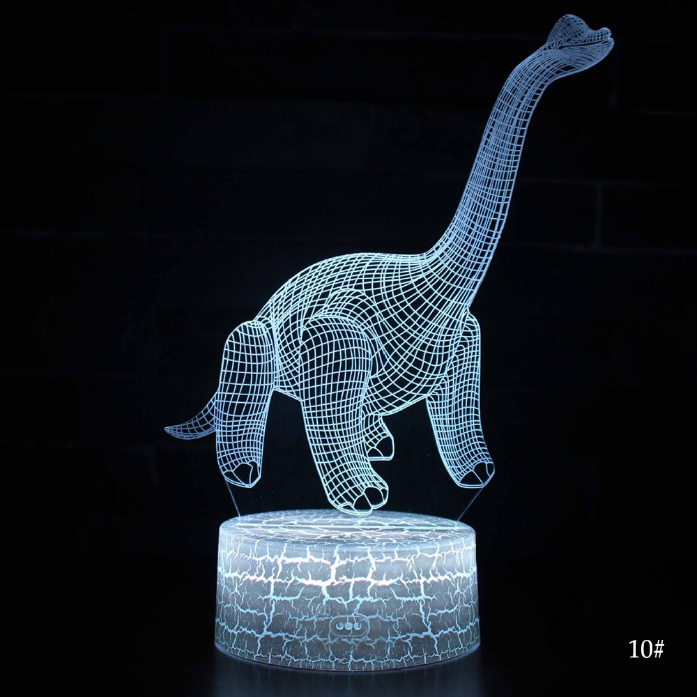 Desktop Bedside 3D LED Night Light Dinosaur series Gift Desktop Decoration Remote & Touch Control  Kids LED Table Desk Lamp  D30