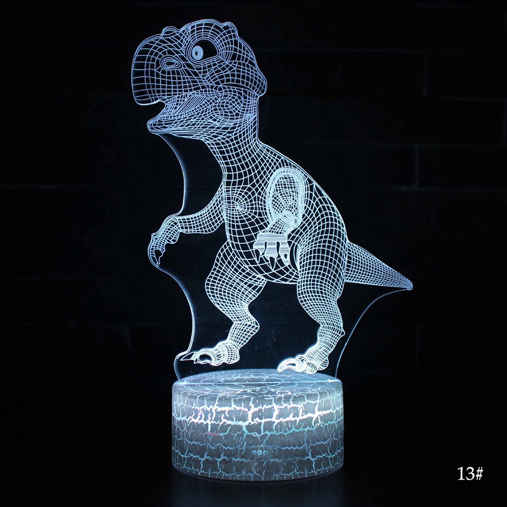 Desktop Bedside 3D LED Night Light Dinosaur series Gift Desktop Decoration Remote & Touch Control  Kids LED Table Desk Lamp  D30