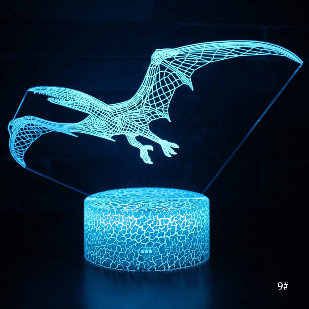 Desktop Bedside 3D LED Night Light Dinosaur series Gift Desktop Decoration Remote & Touch Control  Kids LED Table Desk Lamp  D30