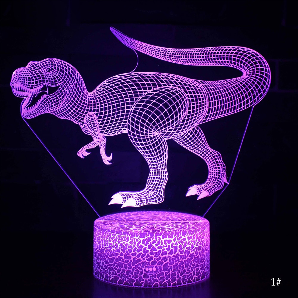 Desktop Bedside 3D LED Night Light Dinosaur series Gift Desktop Decoration Remote & Touch Control  Kids LED Table Desk Lamp  D30