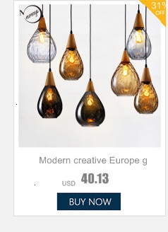 Nordic Modern hanging loft 7 Color Glass lustre Pendant Lamp industrial decor Lights Fixtures E27/E26 for Kitchen Restaurant