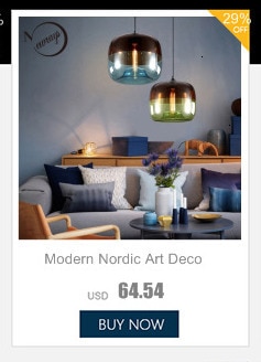 Nordic Modern hanging loft 7 Color Glass lustre Pendant Lamp industrial decor Lights Fixtures E27/E26 for Kitchen Restaurant