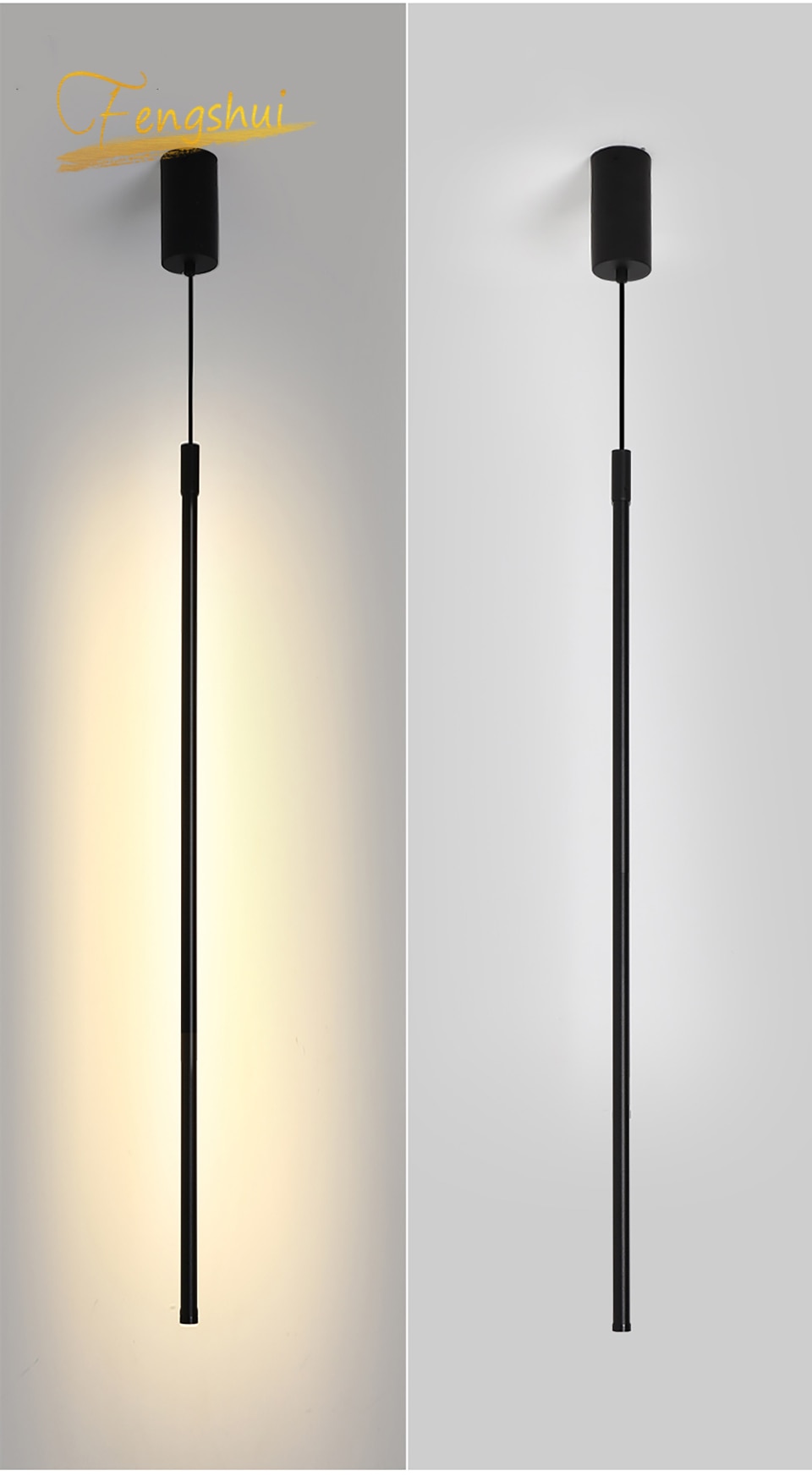 Modern LED Pendant Lights Lighting Suspended Nordic Loft Dimming Pendant Lamp Living Room Bedroom Kitchen Hanging Lamp Fixtures