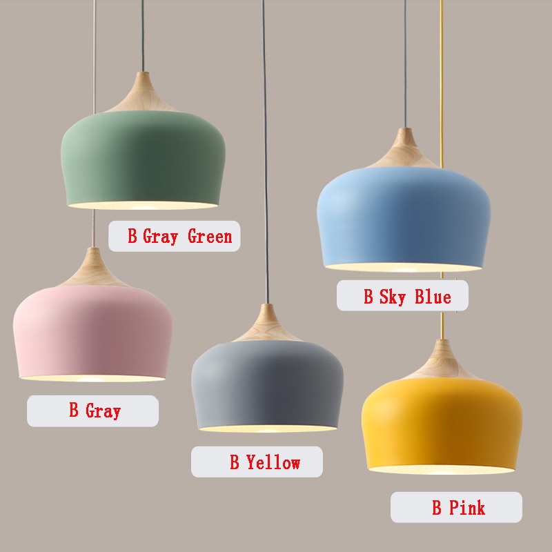 Minimalist Pendant Lights E27 Aluminum Lampshade Decor Hanging Lamp Light Fixtures Dia 30cm