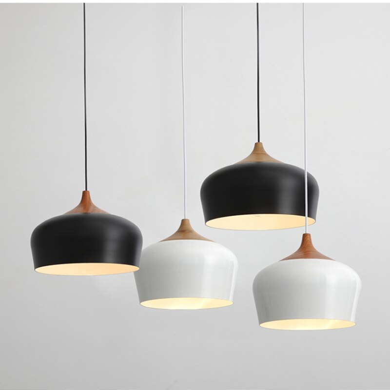 Minimalist Pendant Lights E27 Aluminum Lampshade Decor Hanging Lamp Light Fixtures Dia 30cm