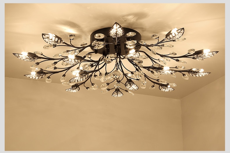 Avize Crystal Chandelier Indoor Lighting Ceiling Chandeliers Lusters Cristal For Living Room Bedroom Kitchen Fixture Lights