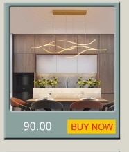 Gold Black LED Chandelier Lighting for Living room Kitchen Avize wave Lustre Avize LED Hanging cord Modern Pendant Chandelier