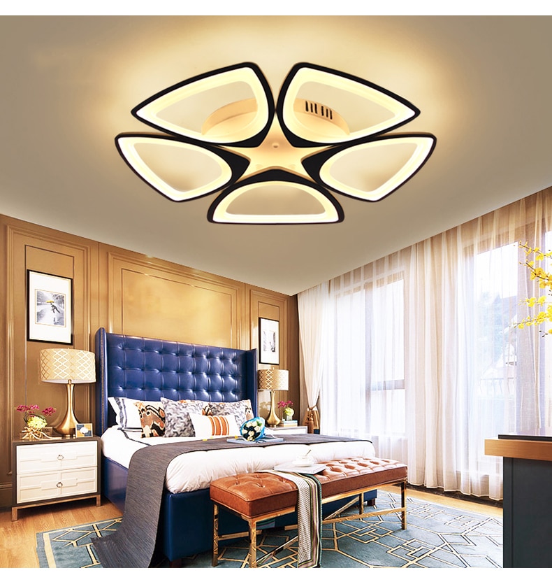 LED chandelier bedroom dining room lamp modern acrylic ceiling chandelier lighting free shipping